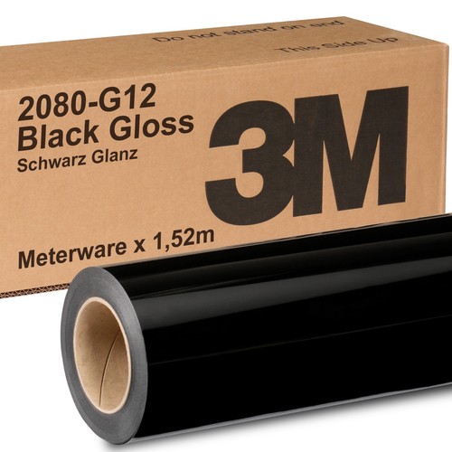 Autofolie schwarz glänzend - autofolie, 3m