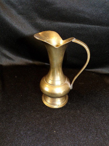 Kleine messing kanne 14cm - messing, kanne,
