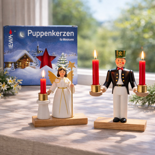 Puppenkerzen stk 10x65mm - puppenkerzen, 20
