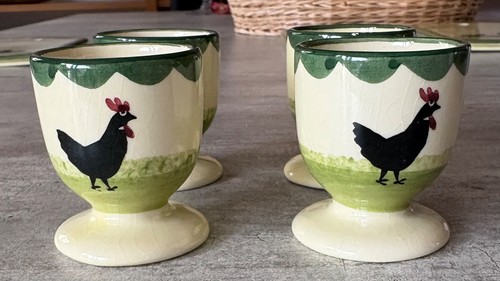 Hahn und henne eierbecher - hahn,