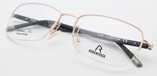 RODENSTOCK Brille R 7036 A 53-17 135 Halbrand Gold Glanz Titan Screwless Hinge