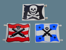 Lego Fahnen Flagge 6x4 Flag 2525px2 Piraten 6274 6276 6267 6265 6271 Auswahl