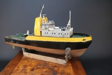 RC Versorgungsschiff Schlepper Modellboot Schiff 28 cm lang Projekt Fiberglasrumpf