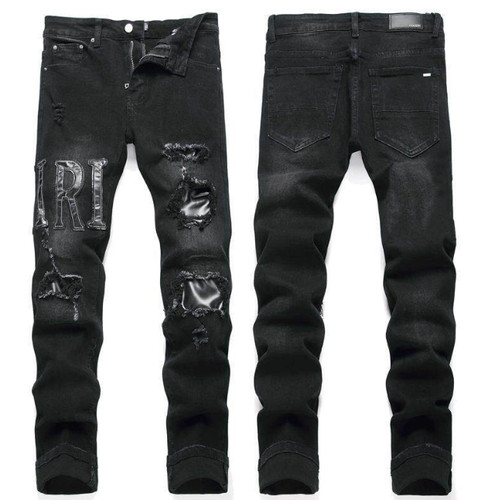 Nubuk wildleder bikerjeans - wildleder,