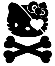 Hello Kitty Totenkopf