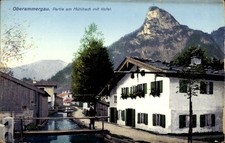 Ak Oberammergau in Oberbayern,  Mühlbach, Kofel - 4941115