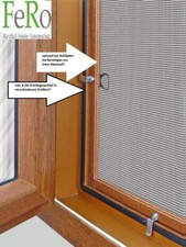 Fliegengitter- Fenster-Gold-
