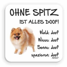 Kühlschrankmagnet "Ohne Spitz