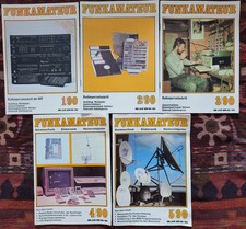 DDR Zeitschrift Funkamateur 5 Hefte 1 - 5 / 1990