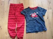 Schlafanzug Sigikid 122 /6Y  mit Feuerwehrmotiv