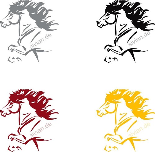 Aufkleber island pony - aufkleber,