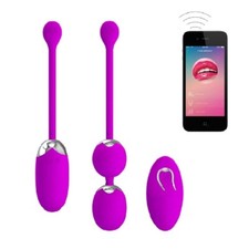 Liebeskugeln Vibro Ei Vibratorei Vibrator Ei mit Fernbedienung / App Steuerung