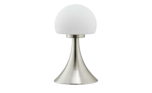 Tischlampe silber glas 0cm - tischlampe,