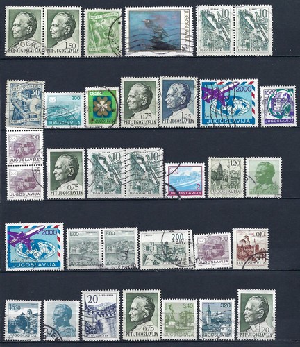 Briefmarken lot jugoslawien - briefmarken,