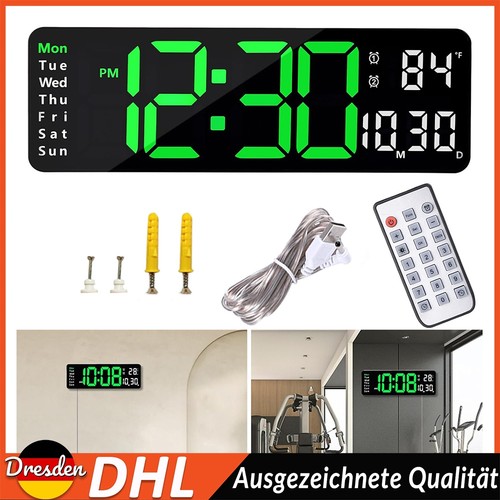 Led digitaluhr für wand mit - wand,