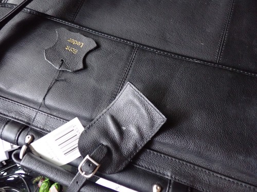 Tasche leder schwarz - pc,