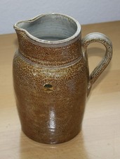 Tonkrug echt Handarbeit getöpfert mit Salzglasur
