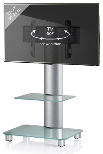 Standfuß alu glas - alu,