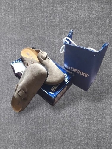 Birkenstock boston taupe suede - boston,