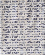 Stofftasche, Maritim, Fische