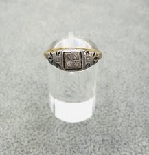 585/- 14 kt Bicolor Ring mit