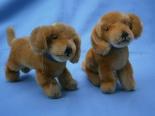 ******   2 x Steiff Hund Jungdackel "Bazi", stehend und sitzend, 10 cm   ******