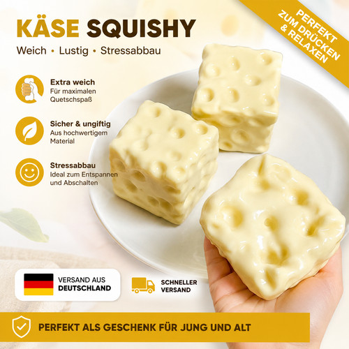Jumbo käse stressball - jumbo, squishy