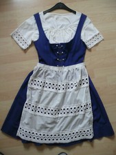 Dirndl 60er Jahre blau & weiß
