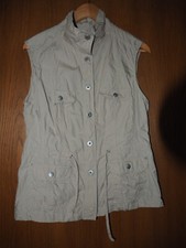 leichte Damen Weste o Arm sand safarilook Gerry Weber Gr 38 40 Büro Freizeit