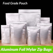 100 Stück Zip Mylar Bag