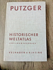 Friedrich Wilhelm Putzger "Historischer Weltatlas" Jubiläumsausgabe | Antik Buch