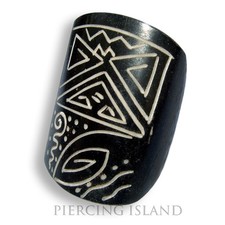 Ring Horn Bone Organischer