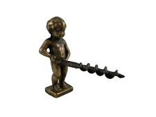 Manneken Pis Vintage Korkenzieher BRUXELLES Messing Massiv Höhe 8cm 1960er Jahre