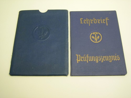 Alter lehrbrief - alter,