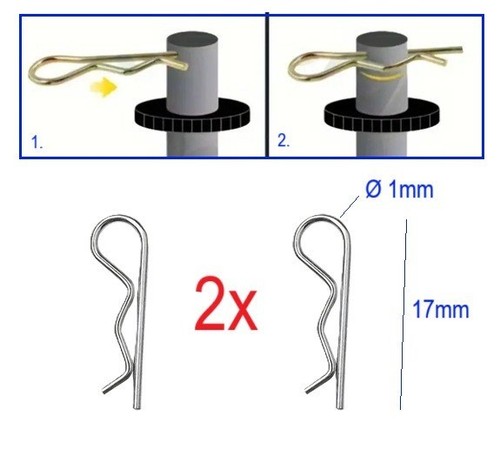 1mm 17mm federsplint - 1mm,
