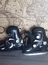Oxelo Kinder Schlittschuhe Schwarz Größe EU 34-36