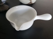 Thomas Trend Weiß Topf Ofen/Flammfest Stieltopf Kasserolle 13,5cm Spülmaschinenf