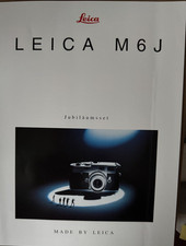 #A0515- Seltene Leica M6 J Jubiläumsset Broschüre Brochure Prospekt