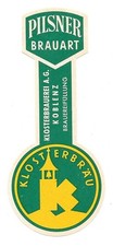 Bieretikett Klosterbrauerei