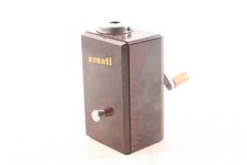 alter Anspitzer Spitzer Bleistiftspitzer ANVANTI DRESDEN Kurbel Vintage Bakelit