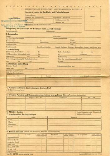 Ddr formular 1960 - ddr,