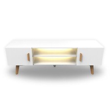 kalb | Lia weißes TV Lowboard