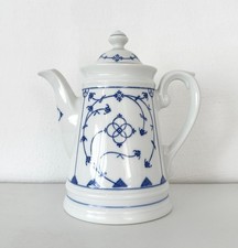 Winterling Vintage Kaffeekanne 1 Liter Indisch Blau Strohblume