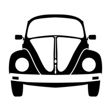 VW Käfer Aufkleber 9cm x 10cm