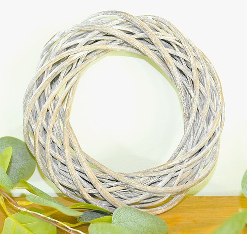Holzkranz 20cm rattan deko - holzkranz,