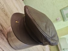 Mütze Cap Schiebermütze Flatcap Gr. 56 dunkel grün Wegener original Vintage