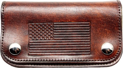 Leder geldbörse usa - leder,