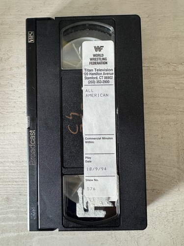 Original wwf broadcast vhs - 1,