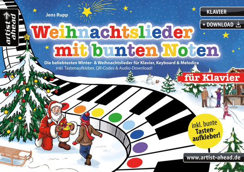 Weihnachtslieder mit bunten