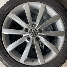 VW Golf VII 7 Dijon 5G0601025K Alufelge Silber 6x17 ET48 Rim Wheel Felge